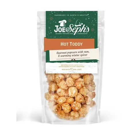 Joe & Seph's Hot Toddy Christmas Gourmet Popcorn 70g