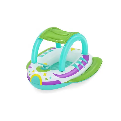 Bestway 42" x 44"/1,07m x 1,12m Space Splash Babyboot mit Sonnenschutz