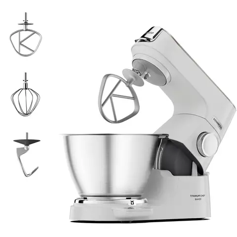 Kenwood Titanium Chef Baker White Keukenrobot KVC65.001WH