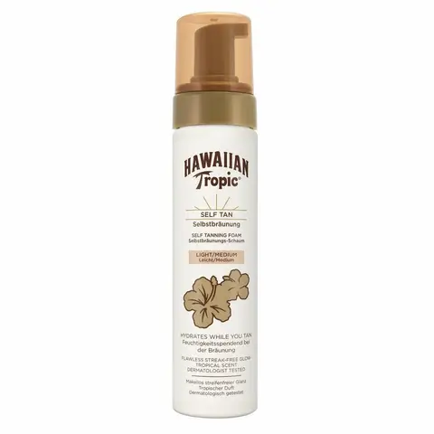 Hawaiian Tropic Zelfbruiningsmousse Light/Medium 200 ml