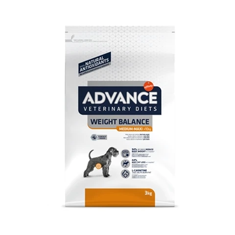 Advance Veterinary Diets Croquettes pour chien équilibre du poids - 3 kg