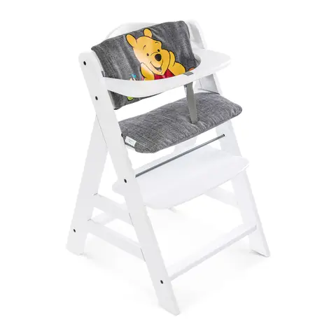 Hauck High Chair Cushion & Reducer - Disney Deluxe - Winnie Pooh Grey