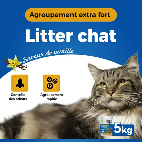Meowmagic Litière d’origine végétale pour chat 5 kg
