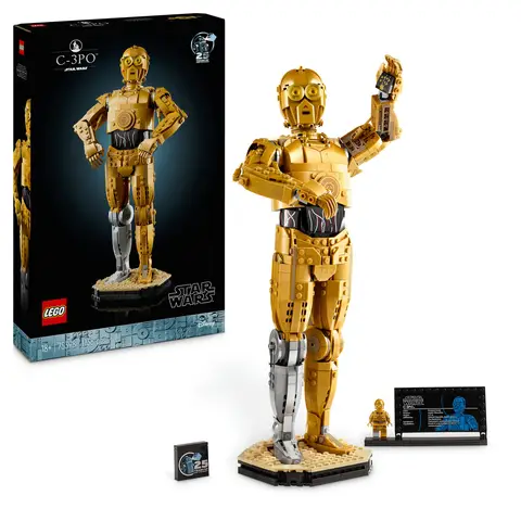 LEGO Star Wars 75398 C-3PO Figurine de droïde à construire
