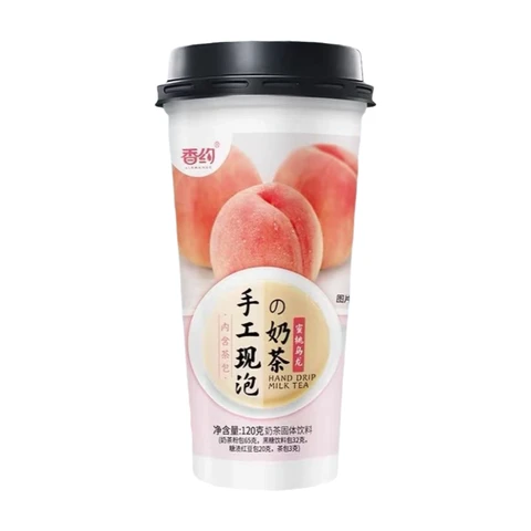 Xiang Yue Thé au lait à la pêche et au wulong (préparé à la main) 120g