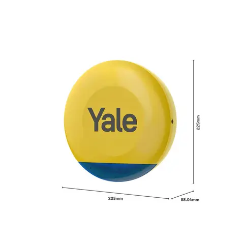 Yale Outdoor Siren – Yellow