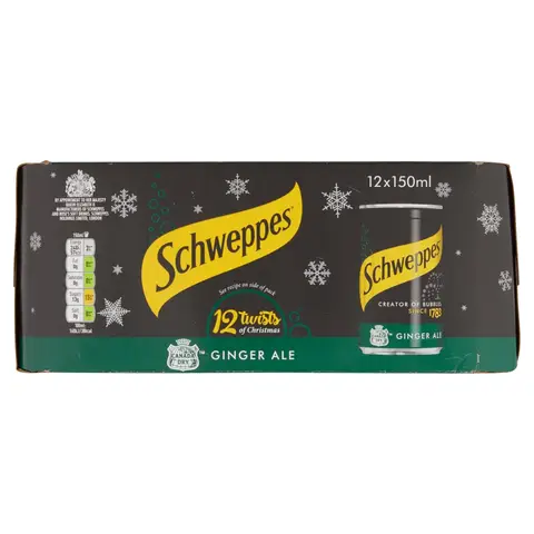 CANADA DRY GNGER ALE MINI 12*150ml