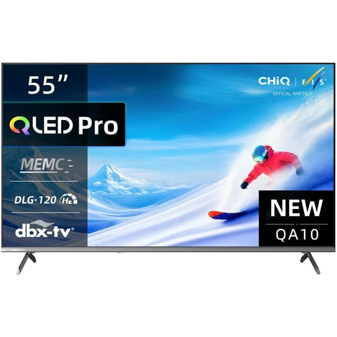 CHiQ U55QM10E Smart tv 140 cm 4K Ultra HD QLED, HDR10