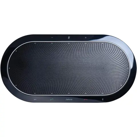 Jabra Speak 810 Konferenzlautsprecher – Microsoft-zertifizierter Lautsprecher für große Meetings mit Bluetooth-Adapter und integriertem USB-A-Kabel – Verbindung mit Laptops, Smartphones und Tablets