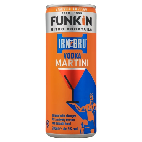 Funkin Irn Bru Vodka Martini 200ml (Abv 5%)