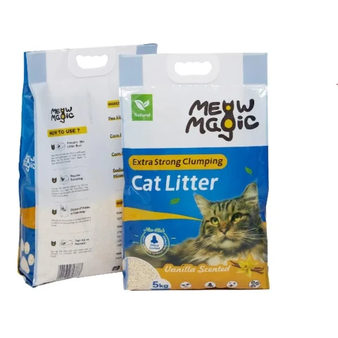 Meowmagic Pflanzenbasierte Tofu-Katzenstreu Extra Stark Klumpend Geruchskontrolle 5kg Hergestellt in Großbrita