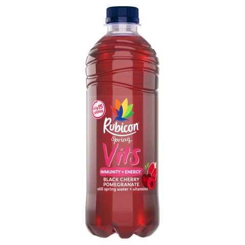 Rubicon Spring Still Vitamin Black Cherry Pomegranate 500Ml