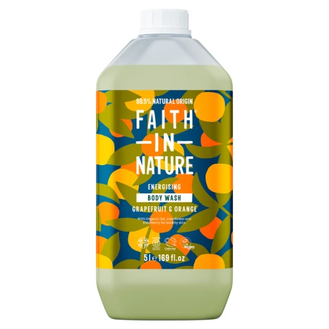 Faith in Nature Energising Grapefruit & Orange  Body Wash 5l