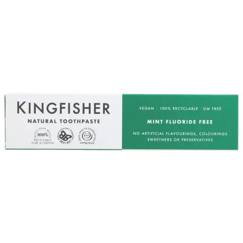 Kingfisher Toothpaste Mint Fluoride Free