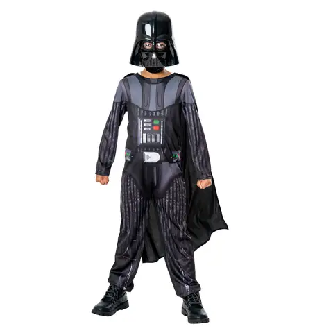 Star Wars Darth Vader Dress Up Costume with Lightsaber 5-6 Years