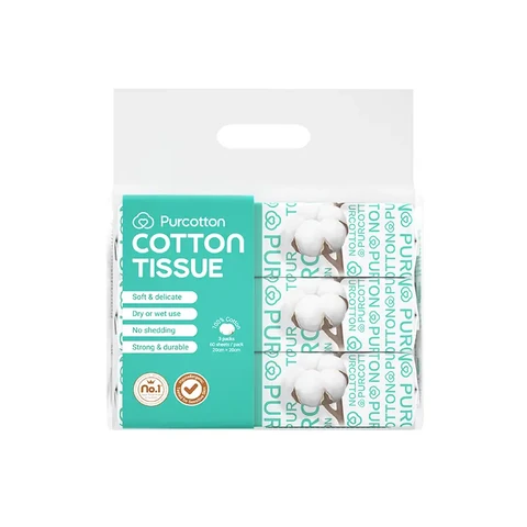Purcotton Cotton Tissue 60 Sheets *3
