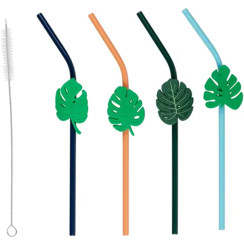 Alpina Drinking straws 5pc with brush