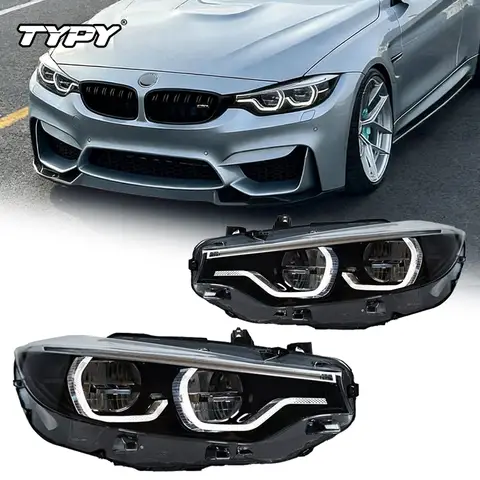 TYPY Head Lamp for BMW F32 F36 M4 F82 LED Headlight 2013-2015 Headlights 425I DRL Turn Signal High Beam Angel Eye Projector Lens