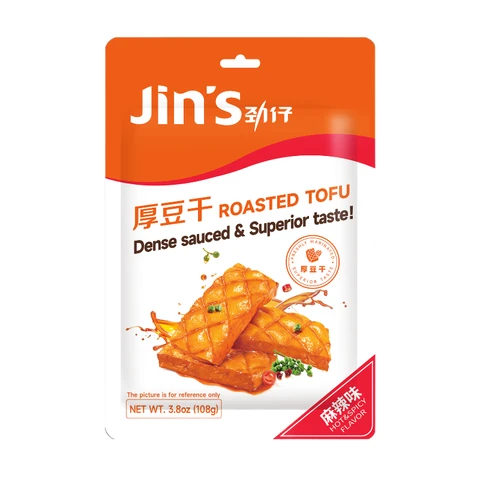 Jin Zai Tofu Sec et Épais - Épice Piquante 108g