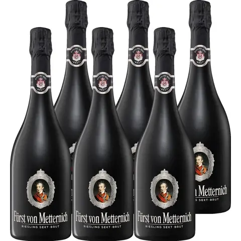 Fürst von metternich riesling sekt brut 6x0.75 L