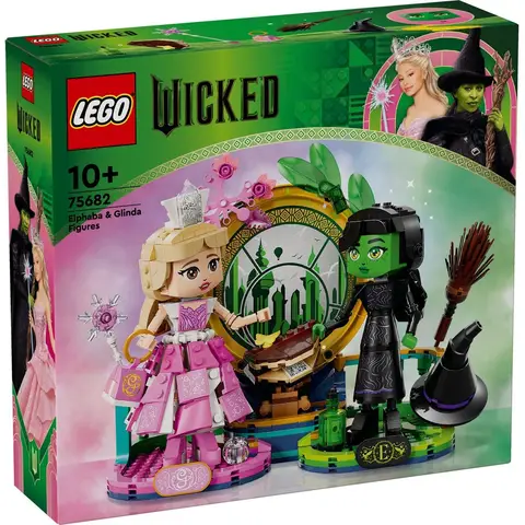 LEGO Wicked Elphaba en Glinda bouwset - 75682, 2 figuren