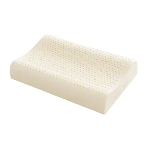 J.ZAO Latex Pillow (Dream Wave) - Thailand Origin, Neck and Shoulder Pain Relief, Ergonomic Design, Slow Rebound Durable - Bedroom, Sleep Comfort - 60*40*10/12 cm, 93% Natural Latex