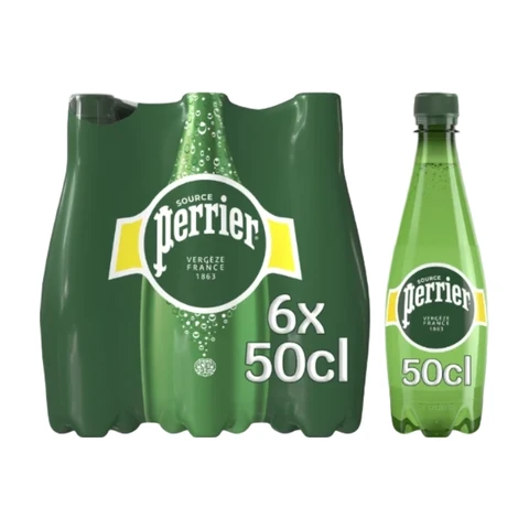 PERRIER eau minérale gazeuse pack 6x50cl