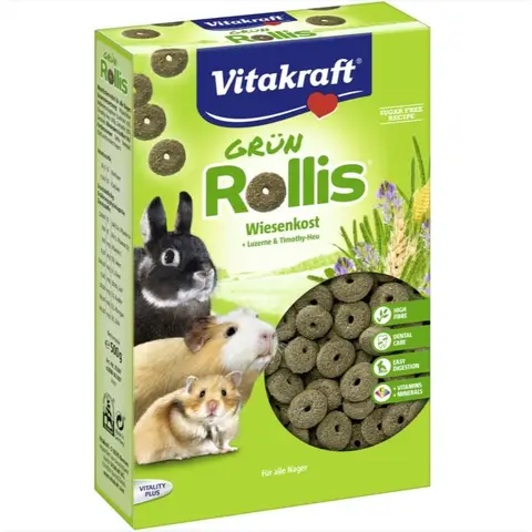 Vitakraft Nager Grün Rollis Wiesenkost 500 g