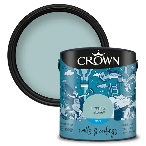 Crown Matt Emulsion Step Stone 2.5L