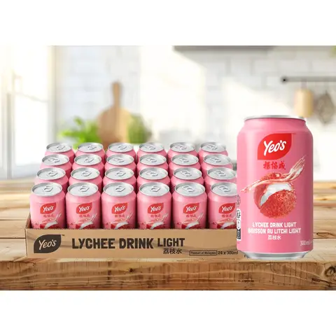 YEO'S LYCHEE DRINK 24x300ml