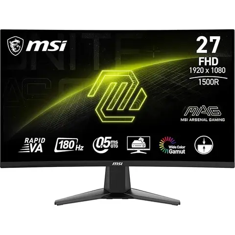 MSI MAG 27CQ6F monitor 68,6 cm (27") 2560 x 1440 pixels Quad HD LCD zwart
