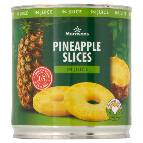 Morrisons Pineapple Slices In Juice 425g