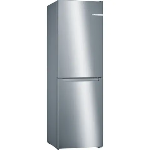 Bosch KGN34NLEAG 60cm Wide 300l Frost Free Fridge Freezer – MultiAirflow, Stainless Steel, E Rated