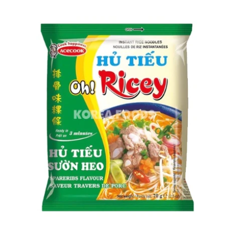 OH RICEY! SPARE RIBS RICE NOODLE 70G