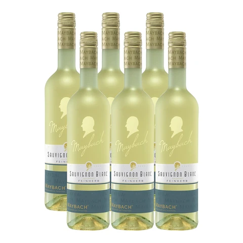 Maybach Sauvignon Blanc Halbtrocken Weißwein 6x0,75 L