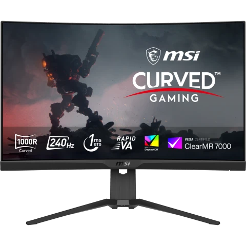 MSI MPG 275CQRXF 27" Curved QHD 240Hz 0.5ms USB-C Gaming Monitor
