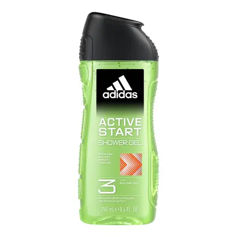 ADIDAS Douchegel & Shampoo voor Heren - Active Start 250 ml