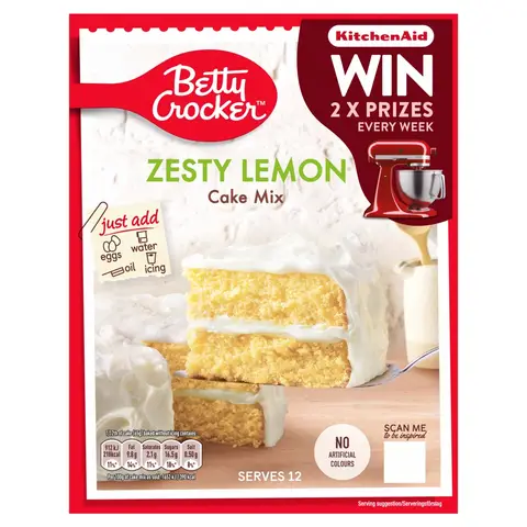 Betty Crocker Zesty Lemon Cake Mix 425g
