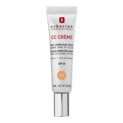 Erborian CC crème à la centelle asiatique FPS 30 – Doré 15 mL