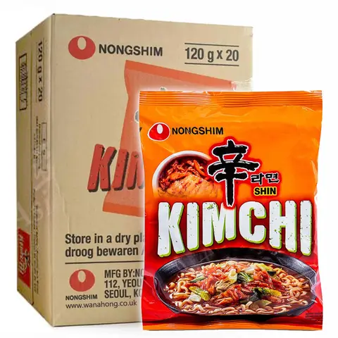 Nongshim Instant Noodle Soup Kimchi 20*120g box 