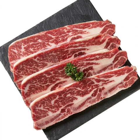 British Wagyu Beef Short Rib Slices (Bone-in) 500g