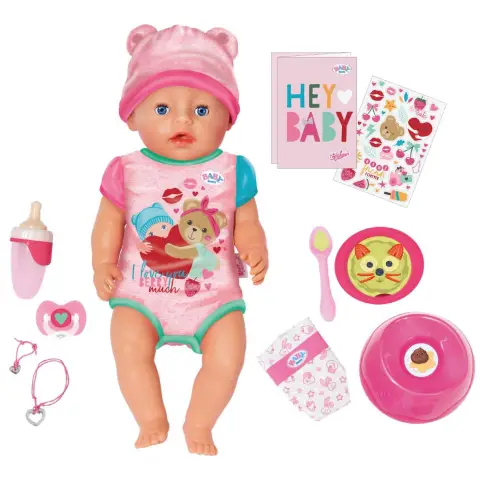 BABY Born Emma Baby Doll with 10 Functions and Accessories