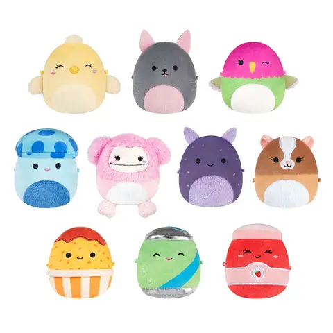 Squishmallows Original 2.5 inch Micromallows Plush 10 Pack including Na'Ima, Ankur, Nestor, Brina, Aphrodite, Oha, Aimee, Janna, Garret, Gist