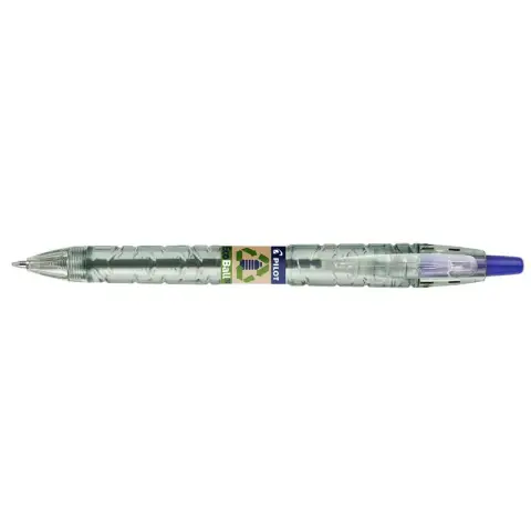 Pilot Ecoball Recycled Retractable Ballpoint Pen Black, Pack of 10