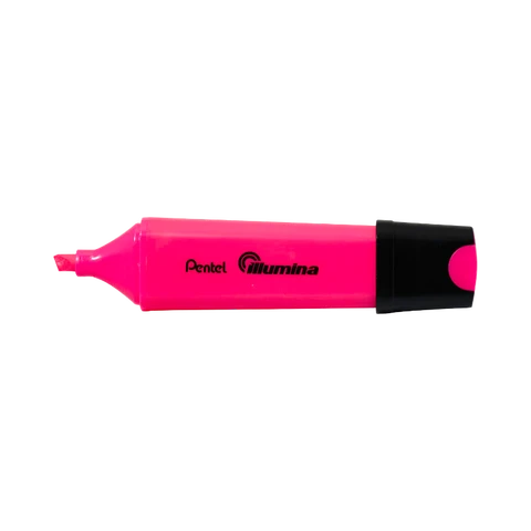 Pentel Illumina Highlighter Pink Pack of 12