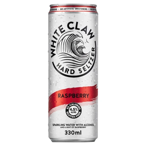 White Claw Hard Seltzer Raspberry 330 ml