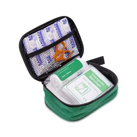 Milestone Emergency First Aid Kit Essentials Green 45pcs