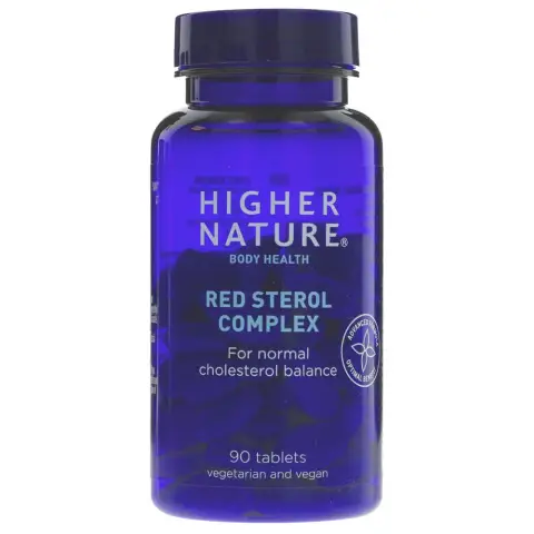 HIGHER NATURE - Red Sterol Complex - For Normal Cholesterol Balance - 90 TABS