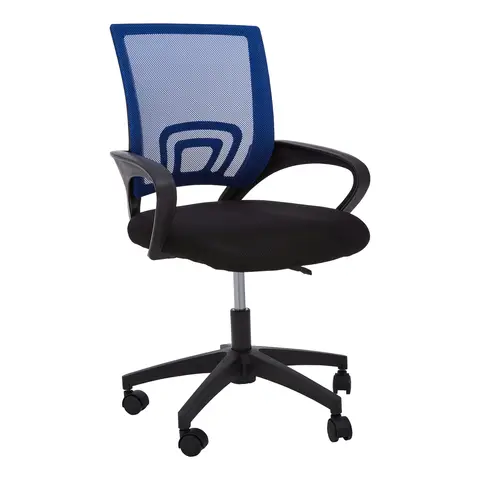 Interiors by Premier Office Chair with Arms Frazer Mesh Black/Blue