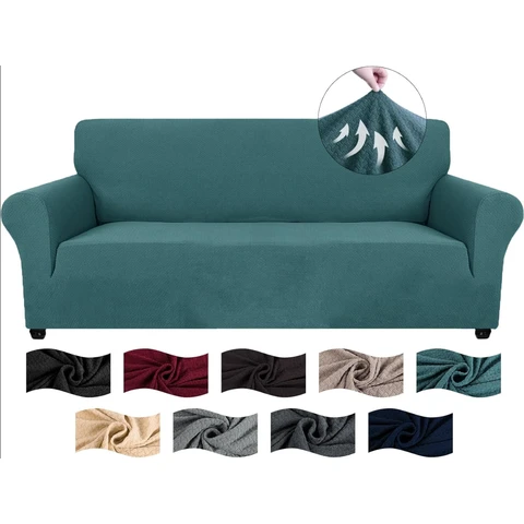 YSTYLE Stretch-Sofabezug, Couchbezug für Couch und Sofa, Möbelschutzbezug mit elastischem Boden, 3-Sitzer, SJ, Türkis